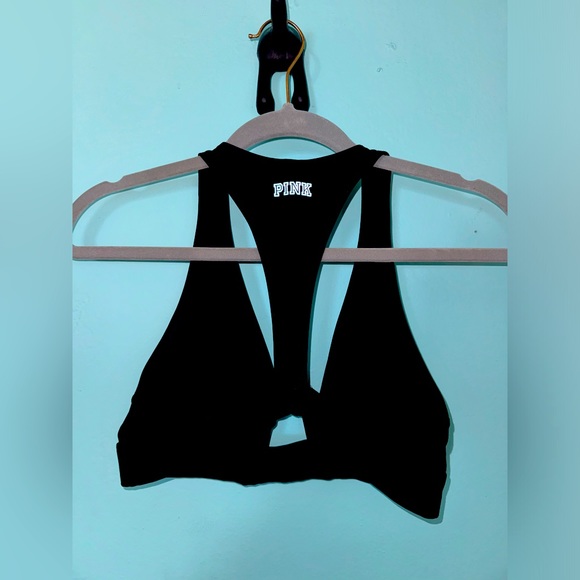 PINK Sports Bra in Black - Worn twice : Size M - Picture 3 of 3
